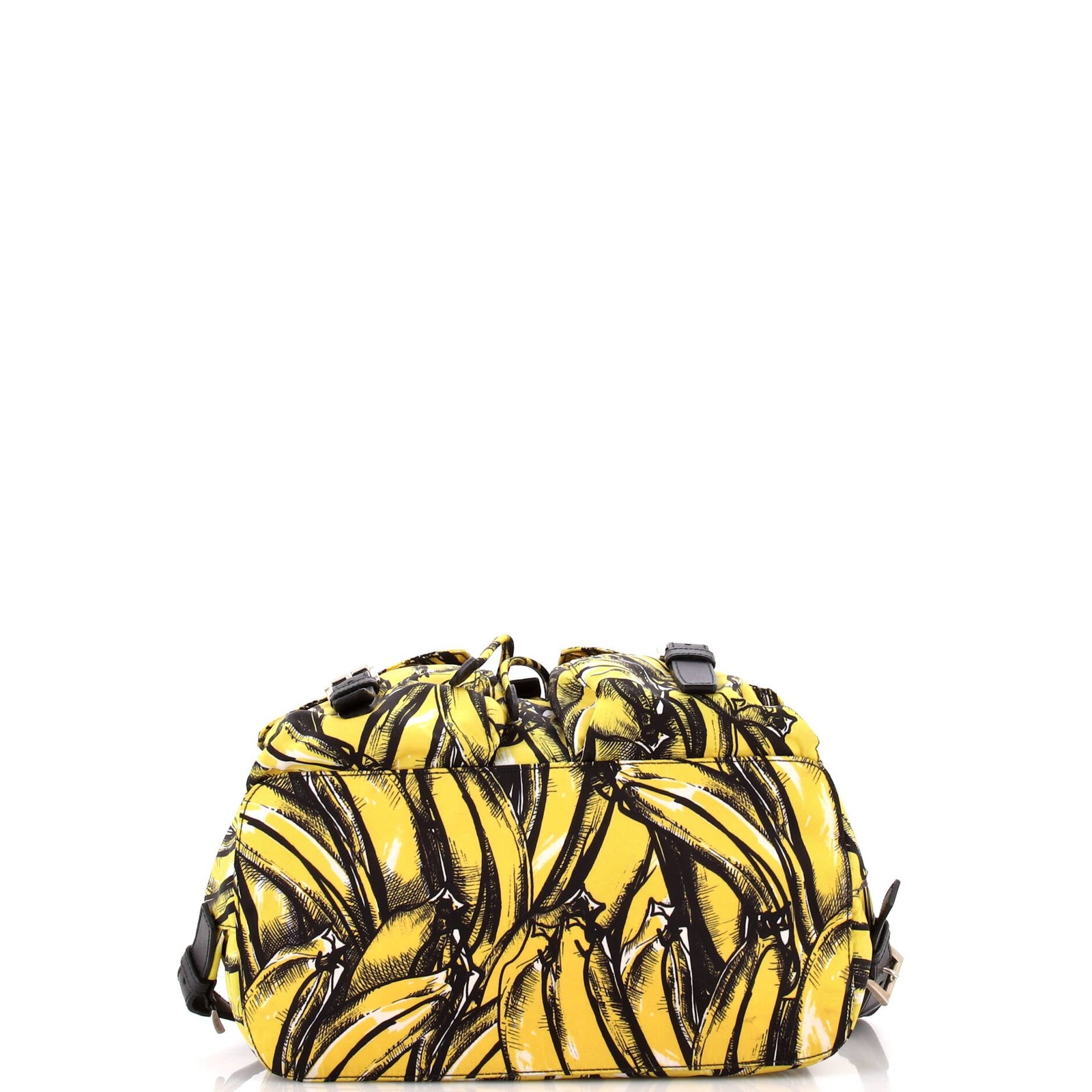 Prada Double Front Pocket Backpack Printed Tessut… - image 4