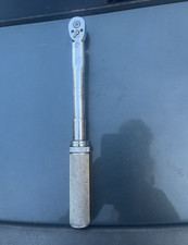 Snap-on Qjr117e Click Torque Wrench 38in Drive Ratcheting Adjustable Silver