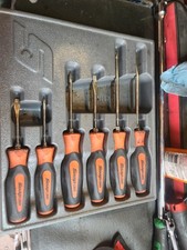 Snap-on Tools 6pc Orange Instinct Combination Screwdriver Set With Tray Shdx60o Snap-on Tools 6pc Orange Instinct Combination Screwdriver Set With Tray Shdx60o
