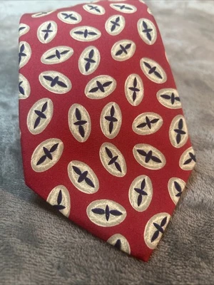 Kenneth Gordon New Orleans Men’s Tie Red 100% Silk - Image 1 of 4