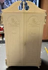 Vtg Barbie Wardrobe 1963 Susy Goose Mattel Vanity Bench & Mirror Missing Drawers