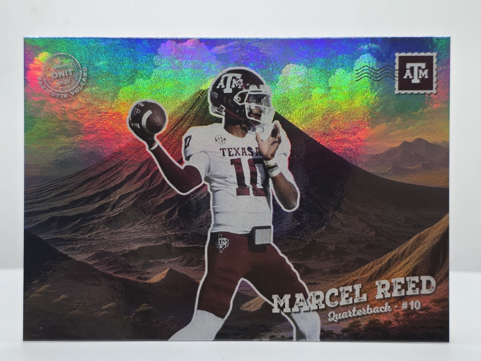 2025 ONIT Gravity Marcel Reed Seven 7 Wonders #1/7 SSP Texas A&M Paricutin