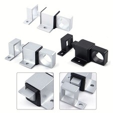 Door Bolt Latch Automatic Door Spring Bounce Lock Window Gate Security Pull Ring