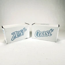 Vintage Coast and Zest Original Scent Bar Soap Lot of 2 | 4 oz Each | NOS Sealed