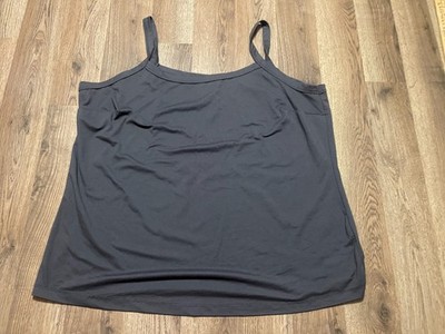 LulaRoe Tank Top, Women's Plus Size 2XL, Grey, Sleeveless