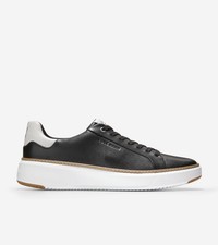 Cole Haan - Sneakers GrandPrø Topspin da uomo, nero/bianco, taglia 8W
