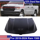 Primed Hood Panel Aluminium For 2019 2020 2021-2024 Ram 1500 Replacement