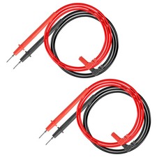 2pcs Multimeter Test Leads, Electrical Meter Test Leads Probe, Right Angle Ba...