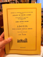 FRAZER (James George) | Adonis. Étude de religions orientales comparées