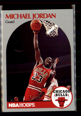 Michael Jordan 1990-91 NBA Hoops #65