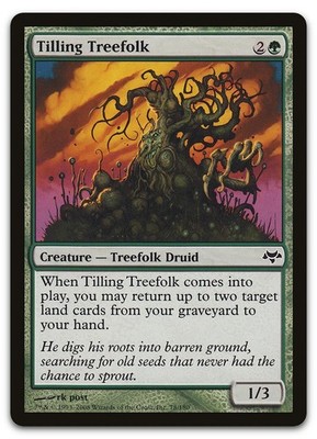 Tilling Treefolk #78 (LP) Eventide EVE Magic MTG