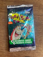 Trading Cards - 1994 Topps The Ren & Stimpy Show All Prismatic 1 Sealed Pack