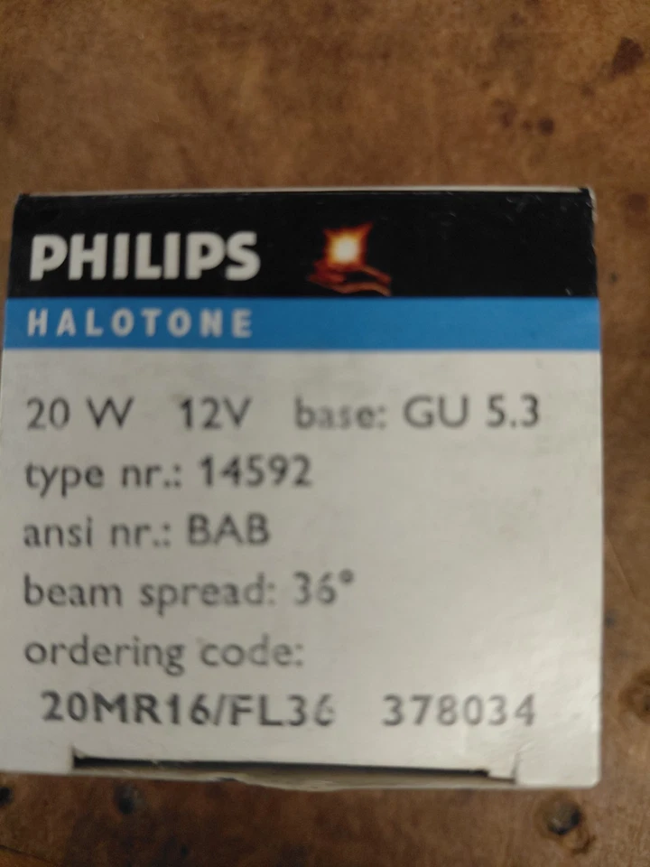 Philips Halotone Mr16/ FL36 20w 12v BAB Lamp - Image 2 of 3