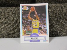 1990 Fleer Basketball Card, James Worthy, Los Angeles Lakers, #97