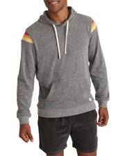 Marine Layer Banks Pullover Hoodie Heather Grey Sweatshirt Casual Mens Sz M NWT