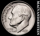 1955 Roosevelt Dime- Silver- Choice Gem Brilliant Uncirculated Luster #J5790