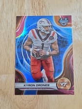 2024 Bowman's Best University KYRON DRONES Blue Refractor /149 #52 Rookie SP