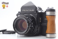 Near MINT w/Grip Pentax 6x7 67 Late M/Up Film Camera SMC T 105mm f2.4 JAPAN