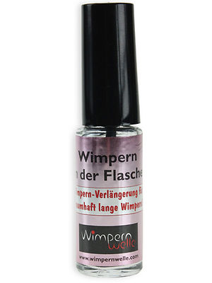 Wimpernwelle Wimpern in der Flasche