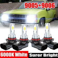 For Chevy Silverado 1994 1995 1996 1997 1998 Led Combo Headlight Kit Bulb 6000k