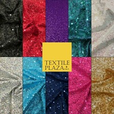 Luxury Sequin Dancewear Spandex Lycra Dress Fabric Stretch Costume 12 COLOURS