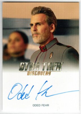 STAR TREK DISCOVERY SEASON 3 ODED FEHR AS ADMIRAL CHARLES VANCE AUTOGRAPH VL