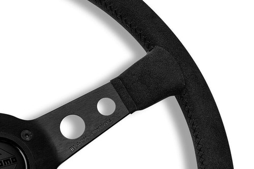 Originale Momo Mod.07 EDIZIONE NERA. Volante 350mm. Qualità premium. NUOVO! - Foto 2 di 7