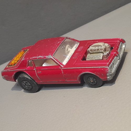 Retro Matchbox Superkings K-21 Cougar Dragster Original Vintage 1970s Musclecar