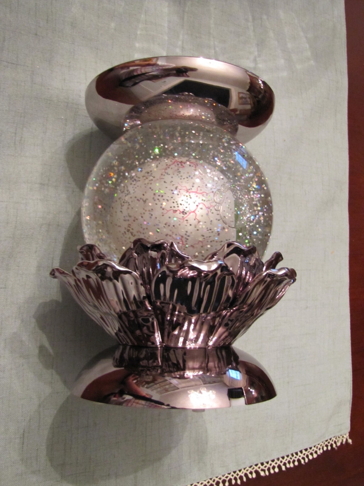 Bath & Body Works EYEBALL Candle Holder Water Globe Large 3Wick