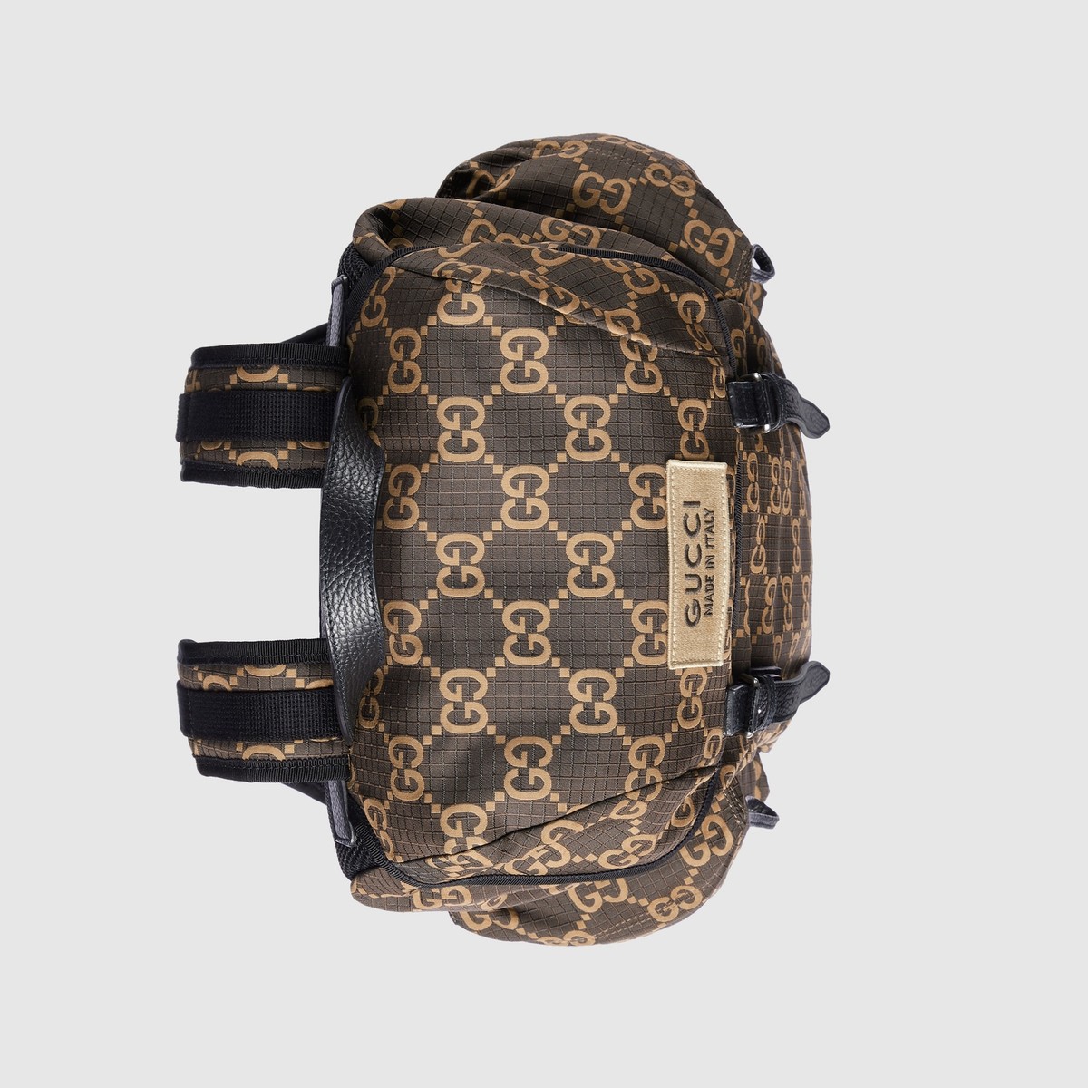 NEW GUCCI 767923 Cruise 2024 LARGE GG PATCH BROWN POLYESTER NEW GUCCI 767923 Cruise 2024 LARGE GG PATCH BROWN POLYESTER