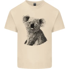 A Koala Bear Drawing Mens Cotton T-Shirt Tee Top