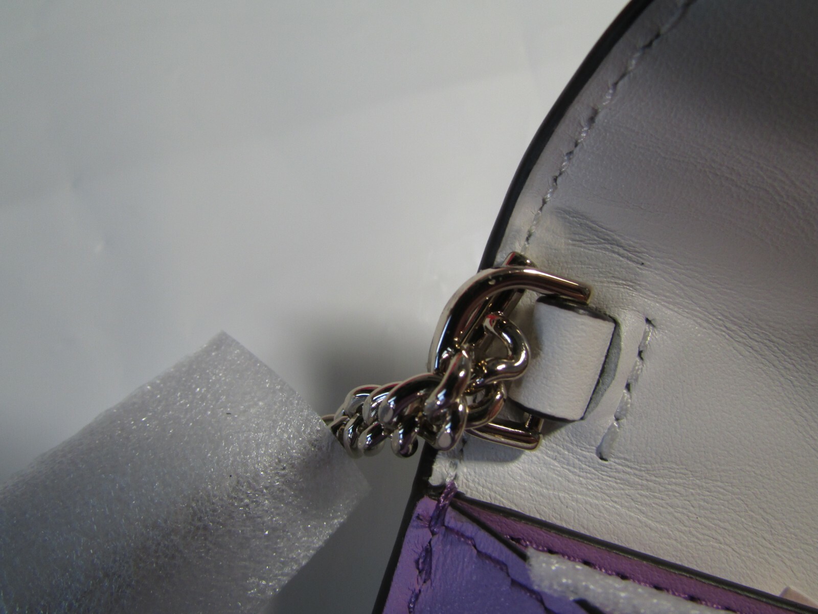 NWT Kate Spade Smooth Italian Leather lula Crossbody Wallet Optic white