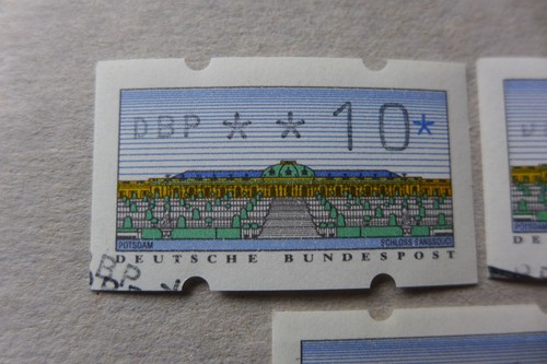 (2.75) Bund Automatenmarken 2.1.1, 3 ATM mit Doppeldruck ** - Bild 2 von 5
