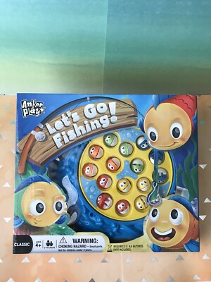Let's go Fishing.!!, Catch as many fish as you can,   Ages 4+, 2-4 players, New 