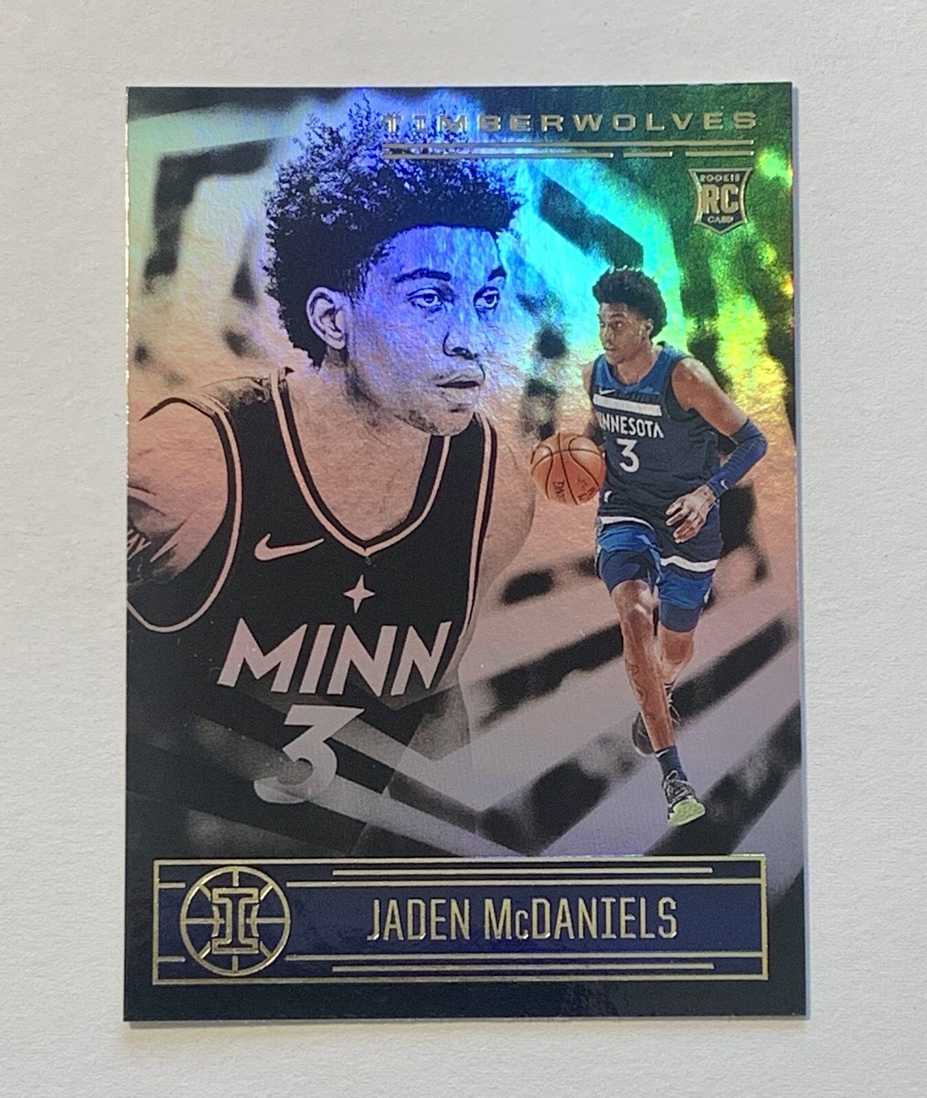 2020-21 Panini Illusions Jaden McDaniels RC #173 Minnesota Timberwolves