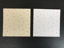 Christmas star foiled printed card topper layering panel pk10 65mm square 