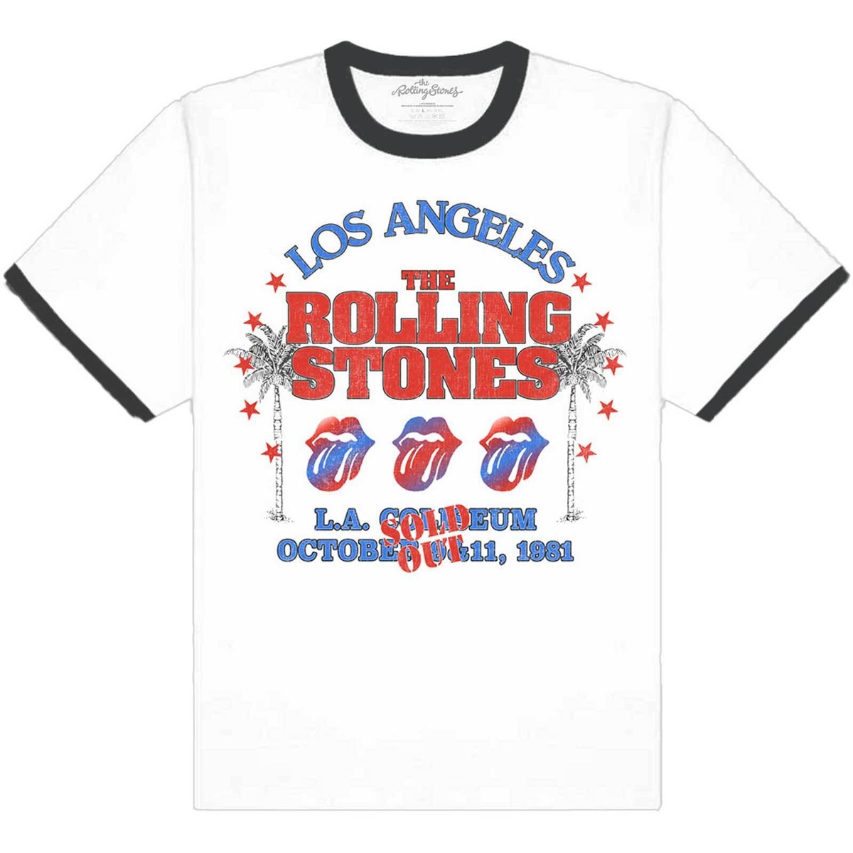 The Rolling Stones Tシャツ Lサイズ Rolling Stones Zip Code Black Thrifted Tee – Zen + Zeus Clothing Co.