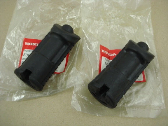 Honda CB125S SL100 CL125 CA175 CB175 Footpeg Footrest Rubber Foto 3 de 4
