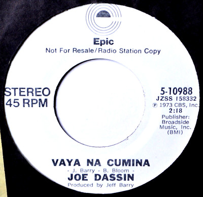 Joe Dassin Vaya Na Cumina Pop Vocal DJ NM 45 7'' Vinyl -Check for Coupons!