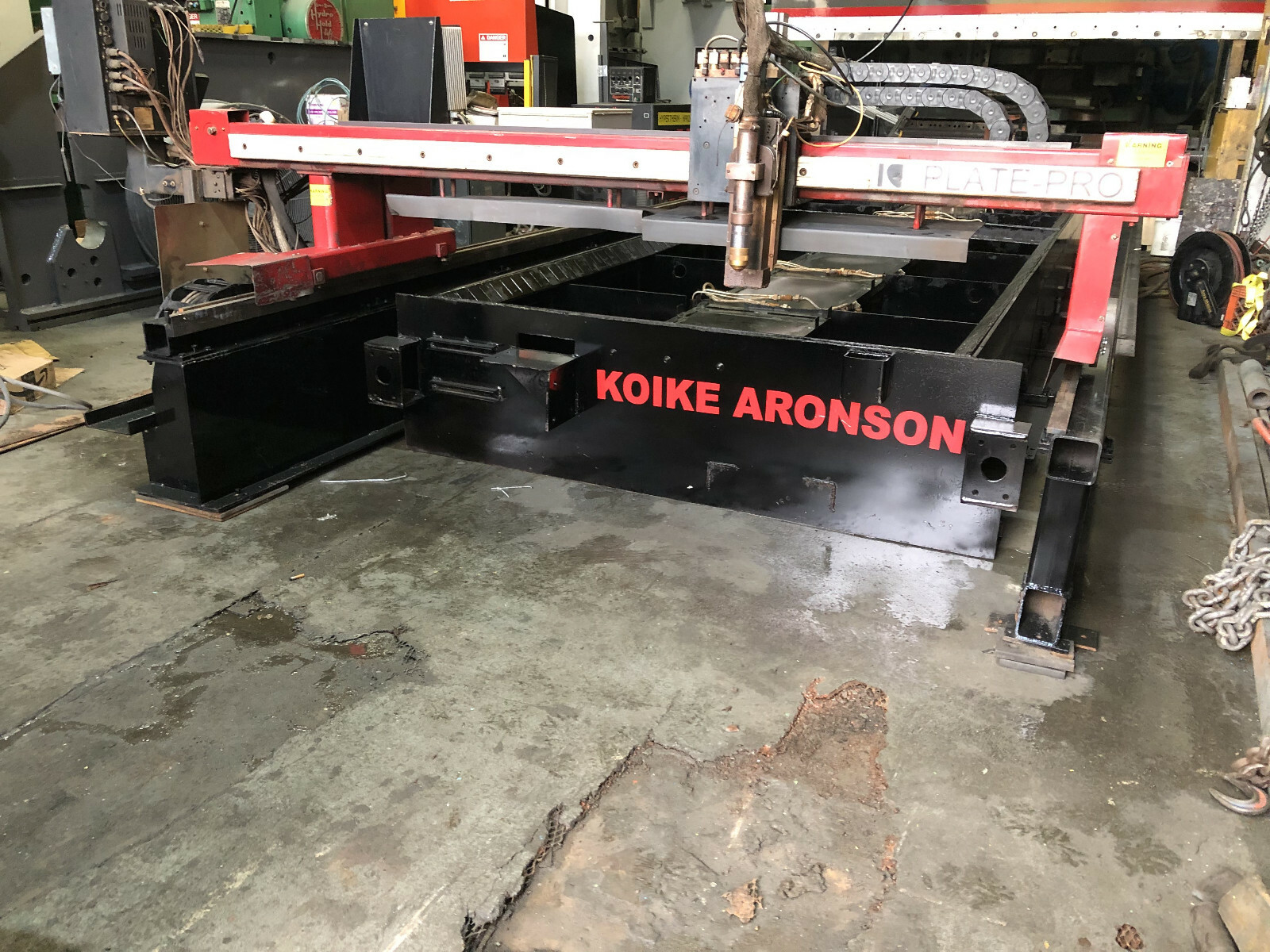 Koike Platepro 6' X 20' Plasma System Burn Table Fabricating