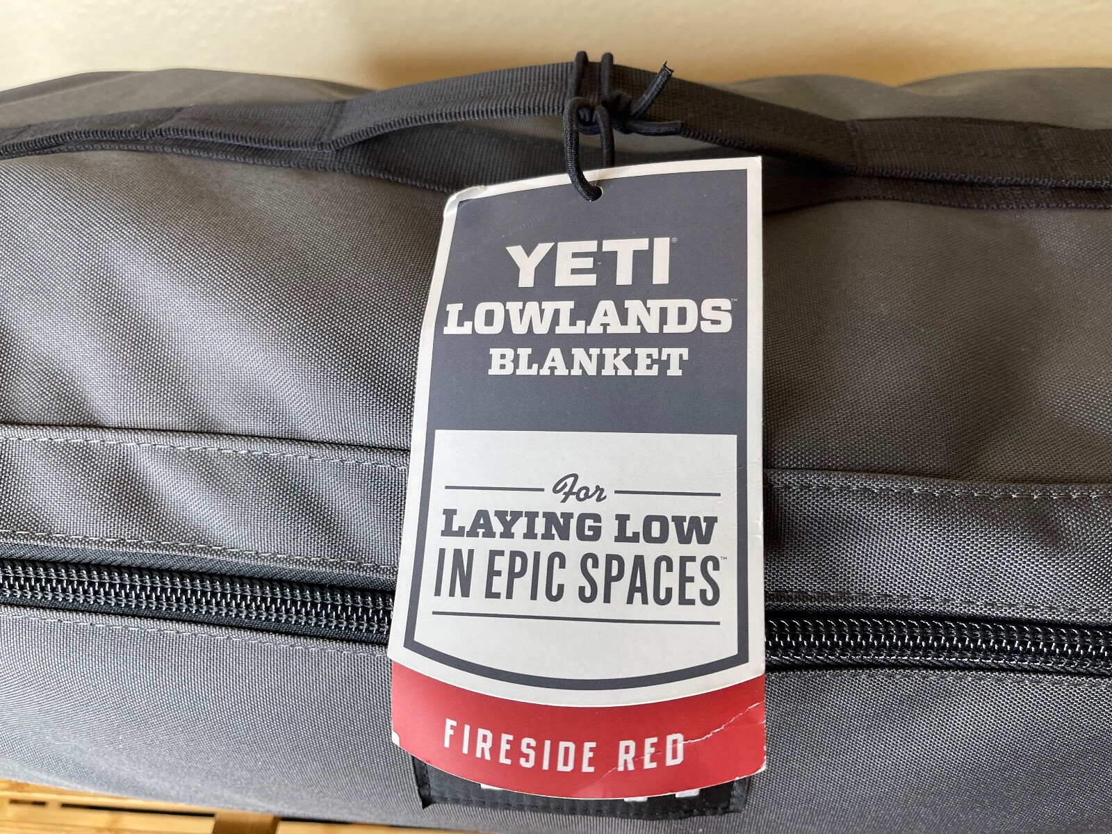 YETI Lowlands Blanket Fireside Red w/Travel Bag *New w/Tag* eBay