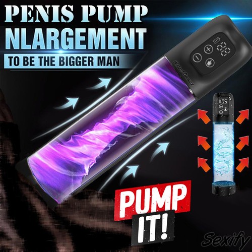Water Penis Pump Vacuum Bath Enlargement Erection Extender Hydro Pump Sex Toy - Picture 2 of 24