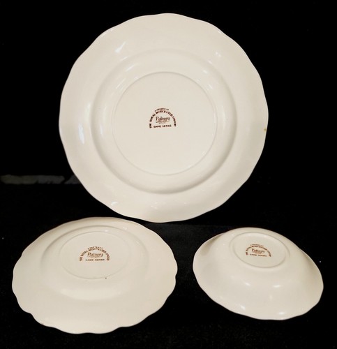 ROYAL WORCESTER GROUP PHEASANT PALISSY GAME SERIES DINNER SALAD PLATE DES BOWL - Picture 3 of 5