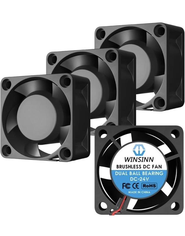 40Mm Fan 24V, 3D Printer Micro 24 Volt Fans 4020 Dual Ball Bearing, Brushless