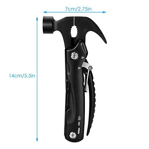 Stocking Stuffers Gifts for Men, Mini Hammer Multitool Cool Gadgets, Medium - Picture 2 of 8