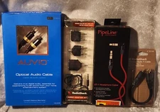 Professional Audio Cables/Adapters Lot Vintage NEW