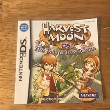 Harvest Moon: Tale of Two Towns - Nintendo 3DS manual only NO GAME