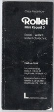 Rollei Mini Report 3 By Claus Prochnow 1960-1995 In German