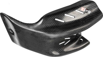 E-Line Carbon Fiber Skid Plate-Yamaha-YZ 450F-2023-2026