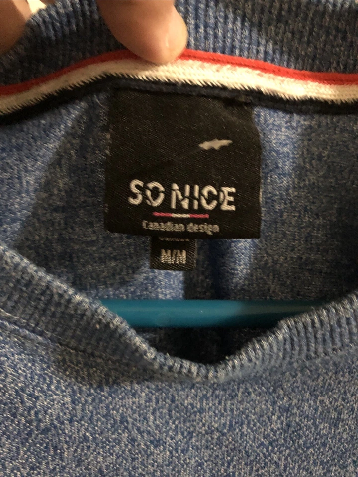 Camisa masculina média original do Canadá So Nice ótimo estado rara - Imagem 4 de 4